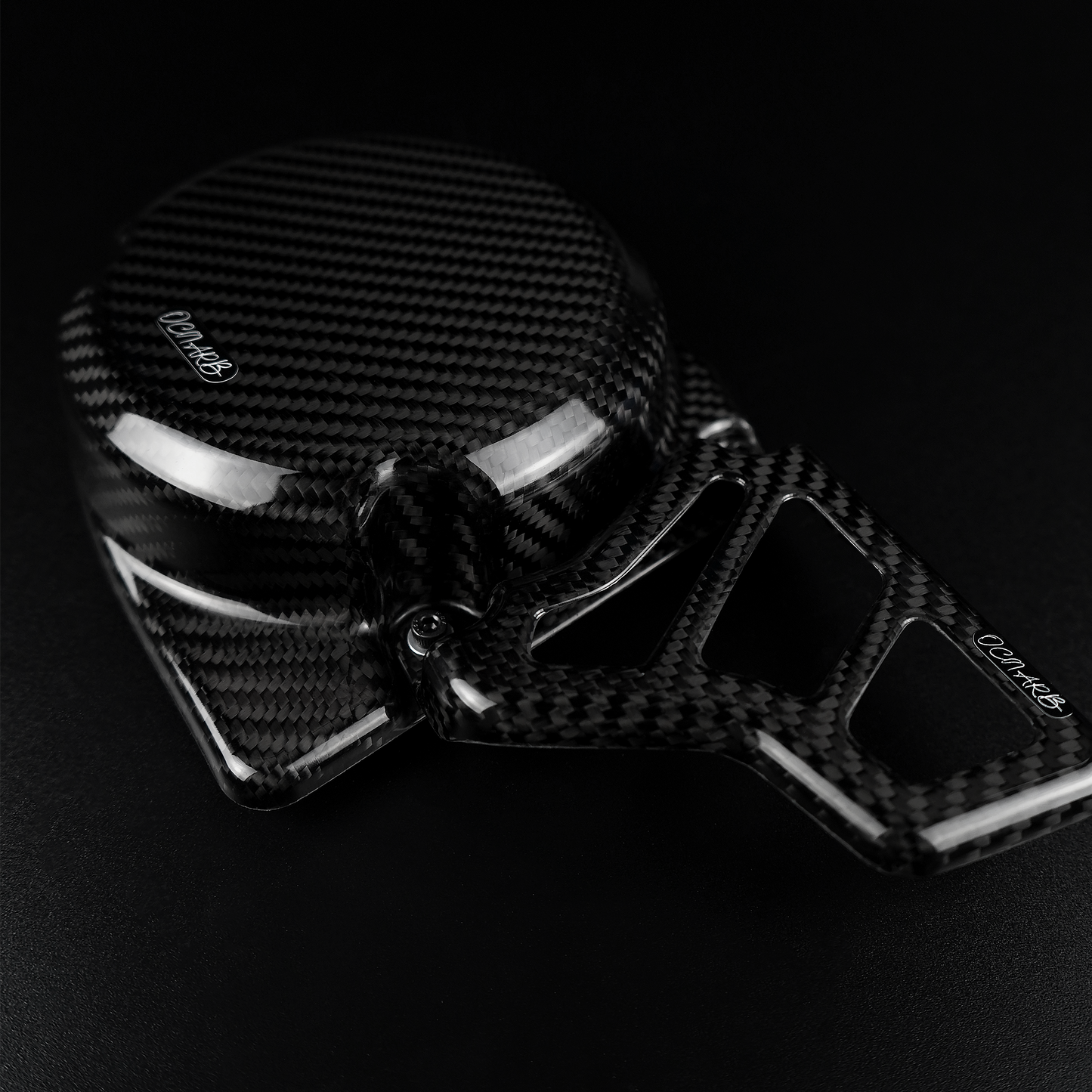 Couvercle de volant moteur et de pompe à huile en fibre de carbone pour YAMAHA DT50LC