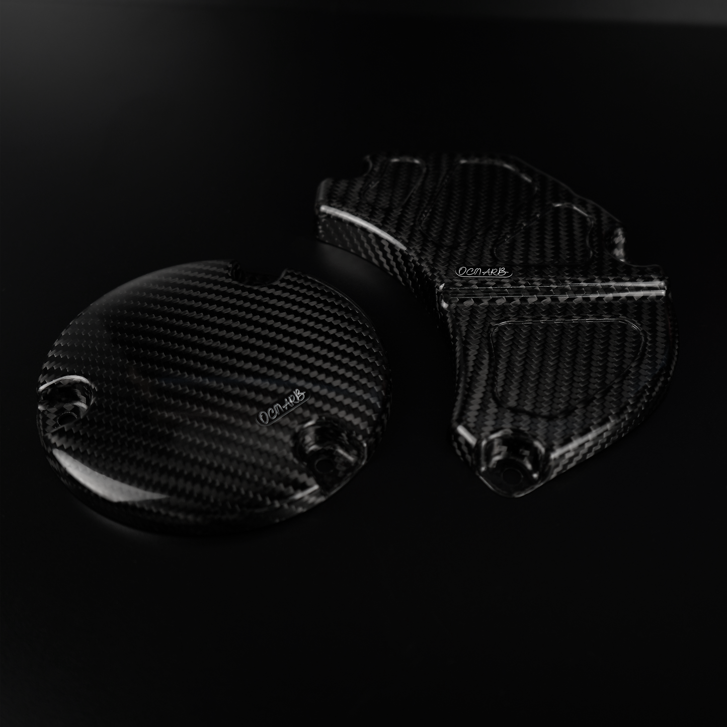 Carbon Fiber Flywheel Cover Waterpump Cover and clutch Lid Banshee and RD 350