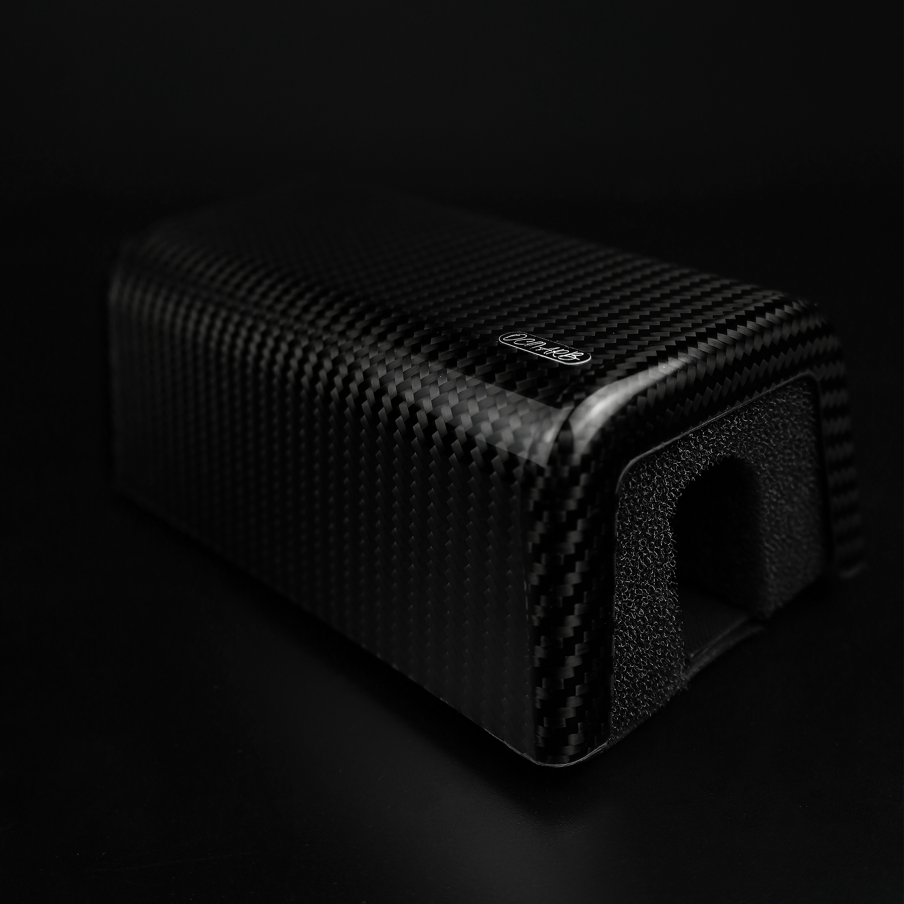 VPARTS Carbon Look Handlebar Counterweights / Balance Sheets 13.5mm Universal For Motorcycle Scooter