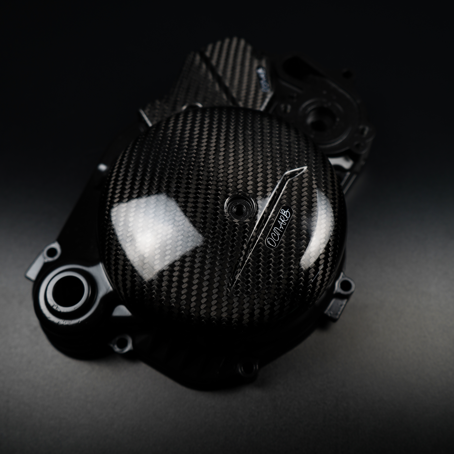 Carbon Fiber Flywheel Clutch and Oilpump Cover MINARELLI AM6