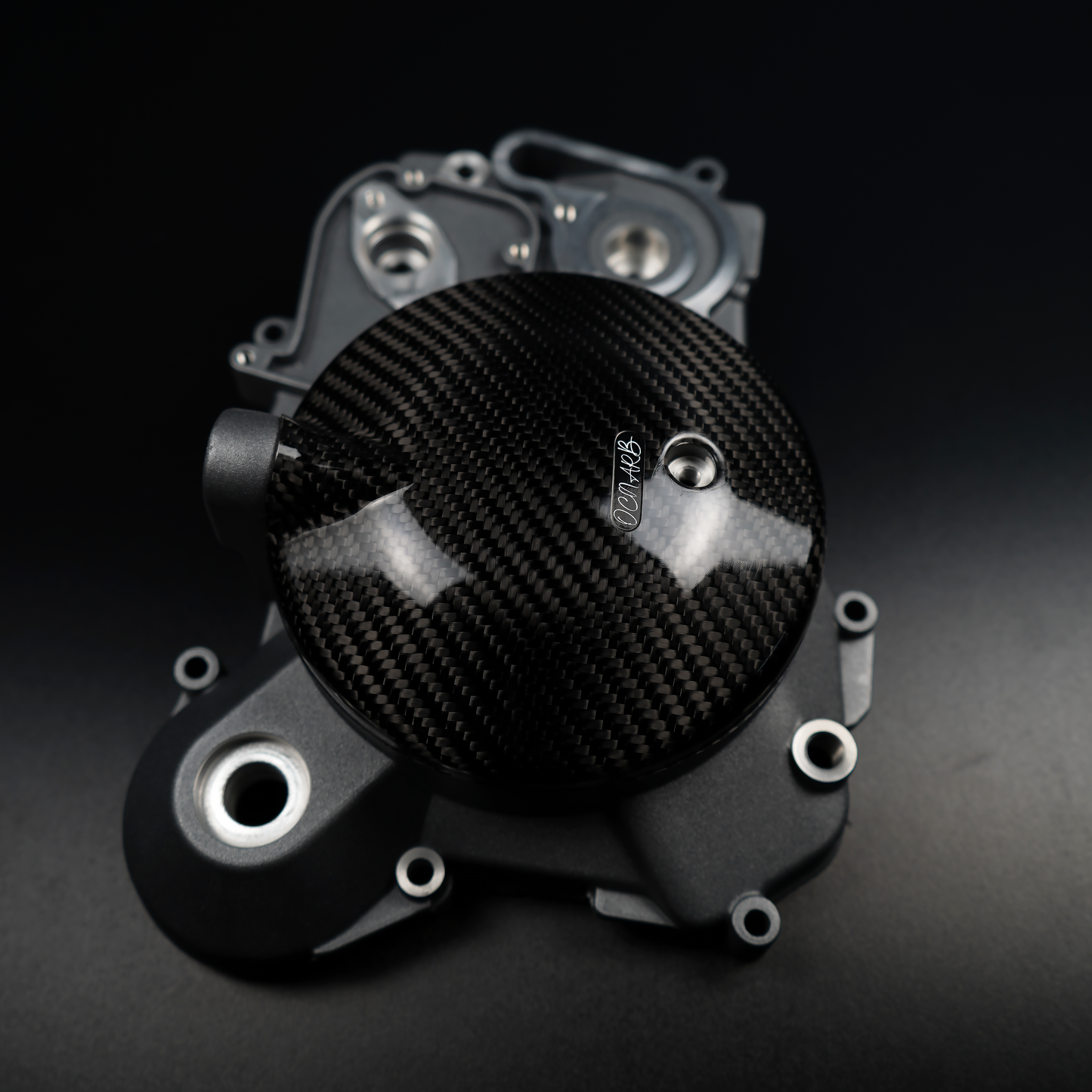 Carbon Fiber Flywheel Clutch and Oilpump Cover DERBI Euro 3