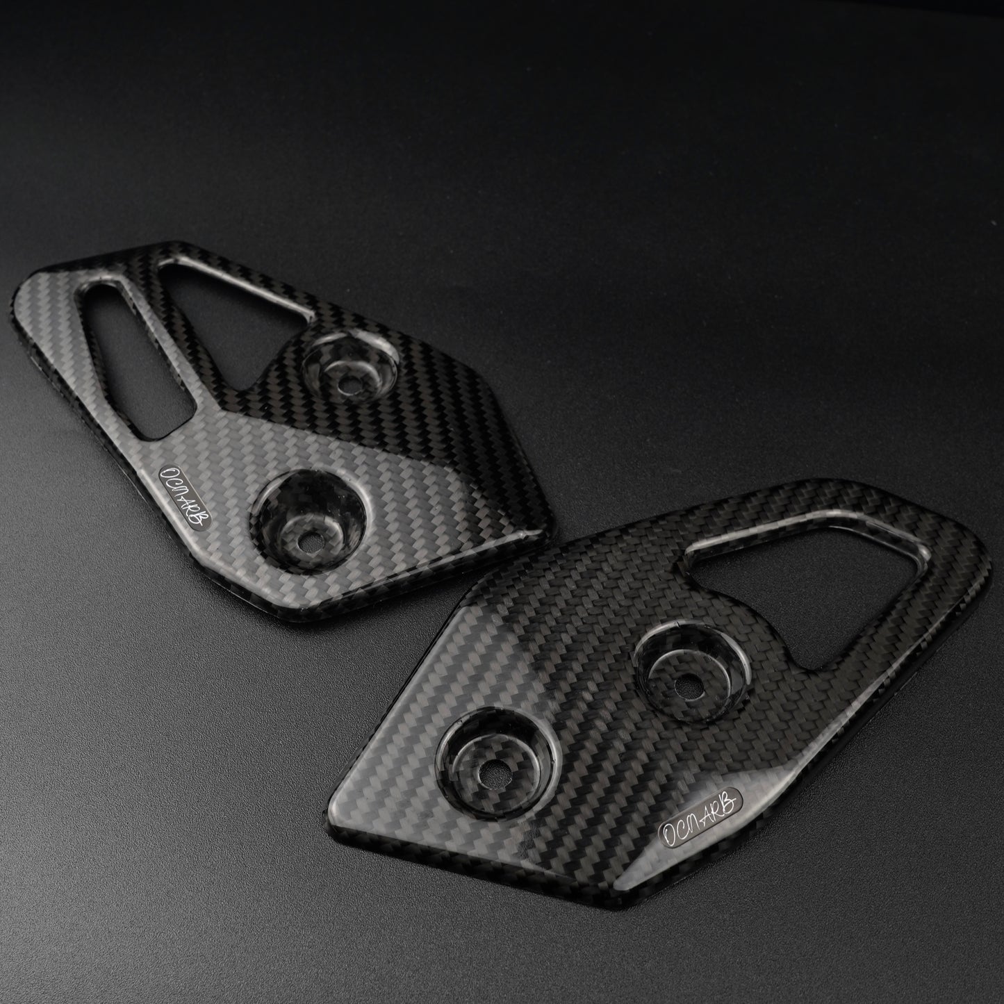 Carbon fiber Heel Guards Yamaha MT07 XSR700 FZ-07 2013-2024
