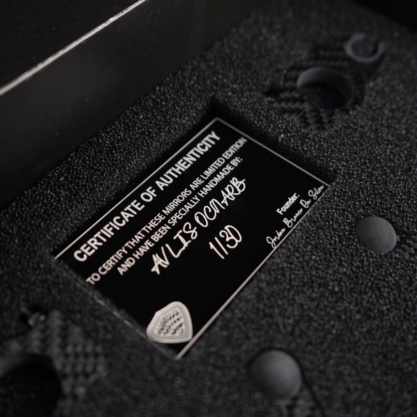 Universal Carbon Fiber Mirrors limited edition 1 of 30